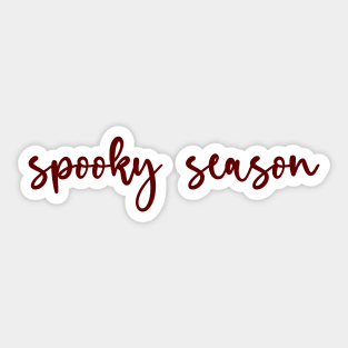 Spooky Season Sticker